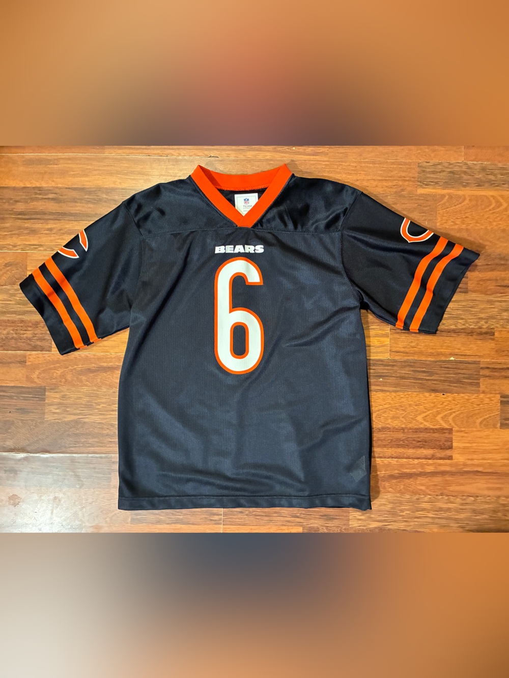 NFL Bears Black and Orange #6 Kids Jersey